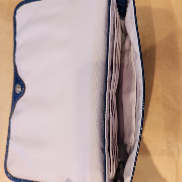 Coach Blue Patent Clutch/Wristlet - Picture 6 of 11